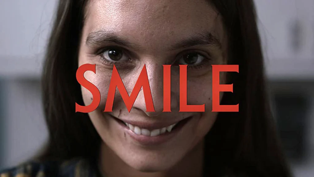Screenshot from the 2023 movie Smile.